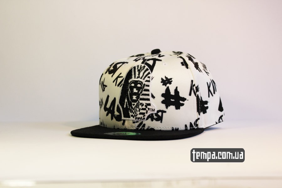 кепка snapback Last Kings LK с фараоном белая