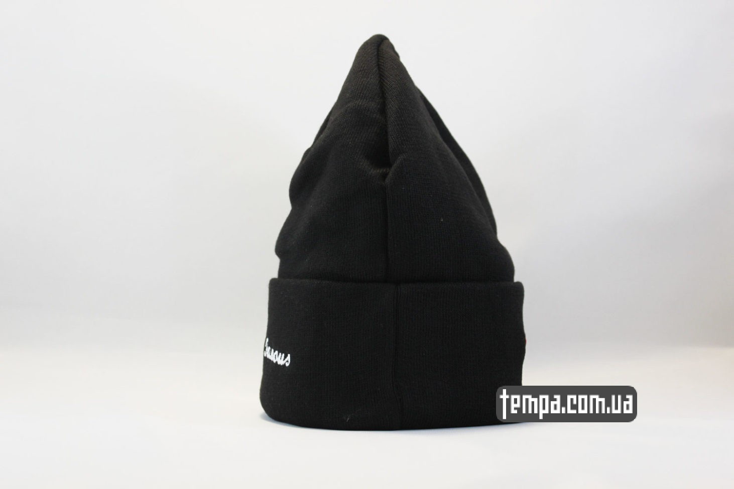 черная шапка бини шапка beanie SUPREME Black черная суприм Украина