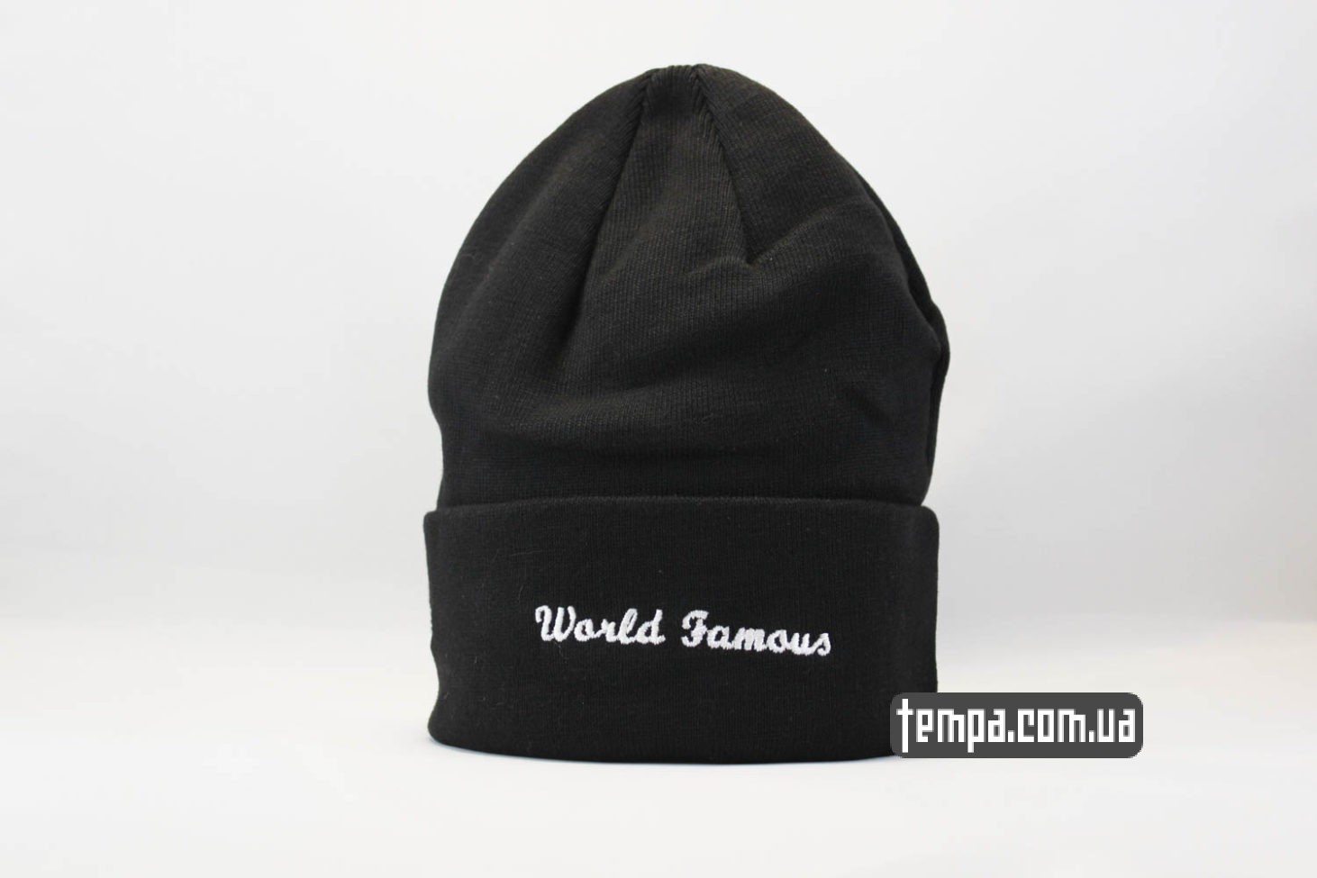 world famous supreme шапка beanie SUPREME Black черная суприм Украина