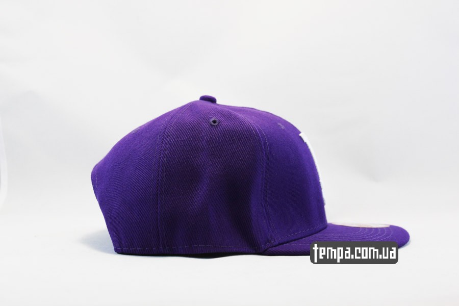Украина заказать кепка snapback LA Los Angeles New Era сиреневая фиолетовая
