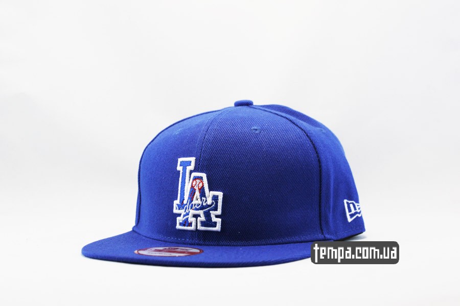 кепка snapback LA Dodgers синяя New Era Украина