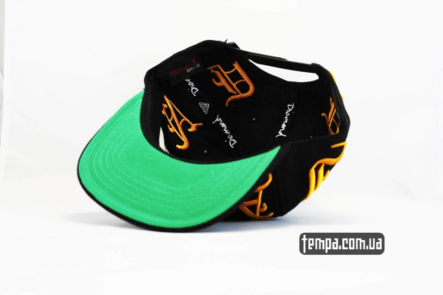 кепки украина магазин кепка snapback DIAMOND Ghetto Gangter черная