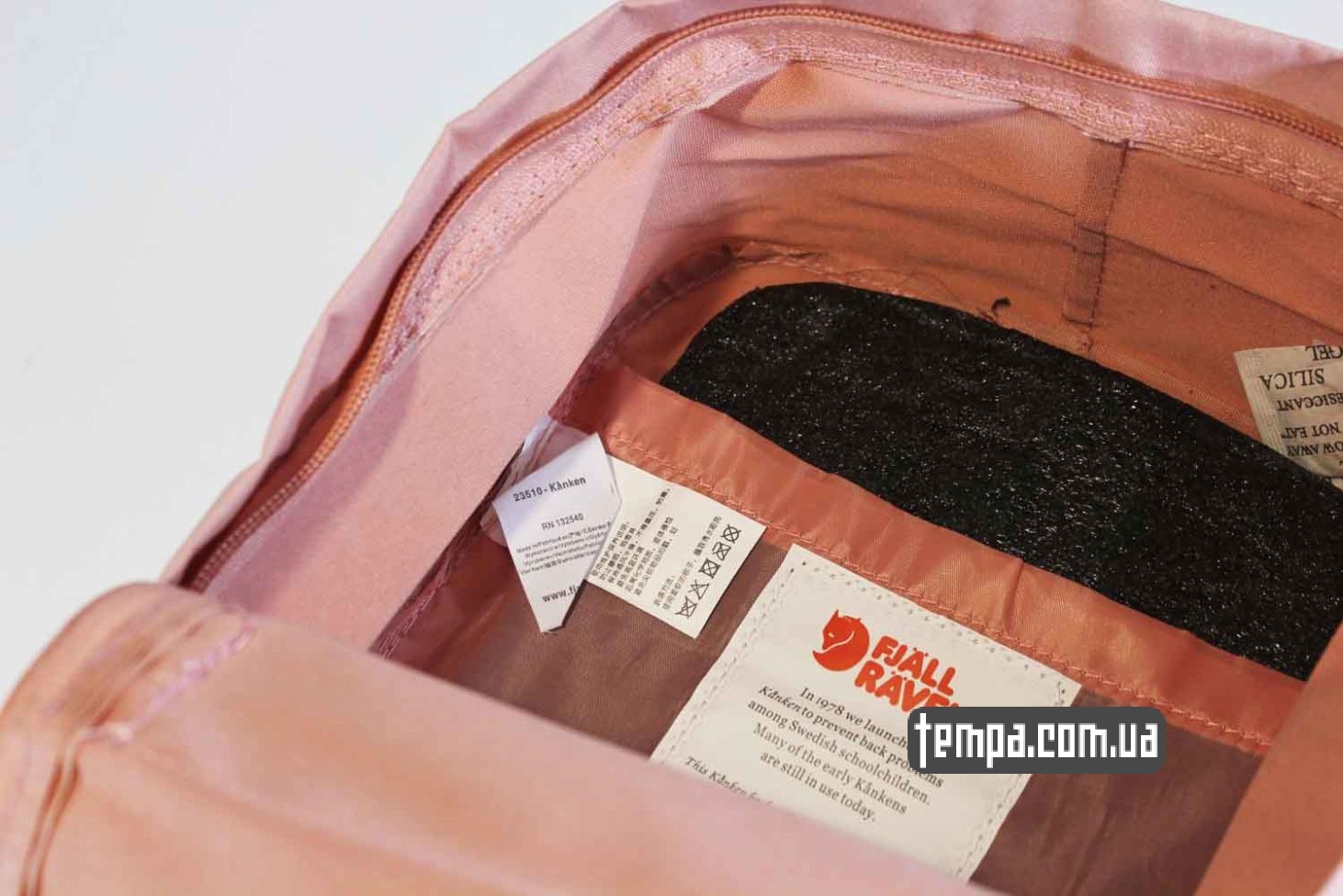 девичий женский рюкзак kanken mini pale pink Fjällräven розовый
