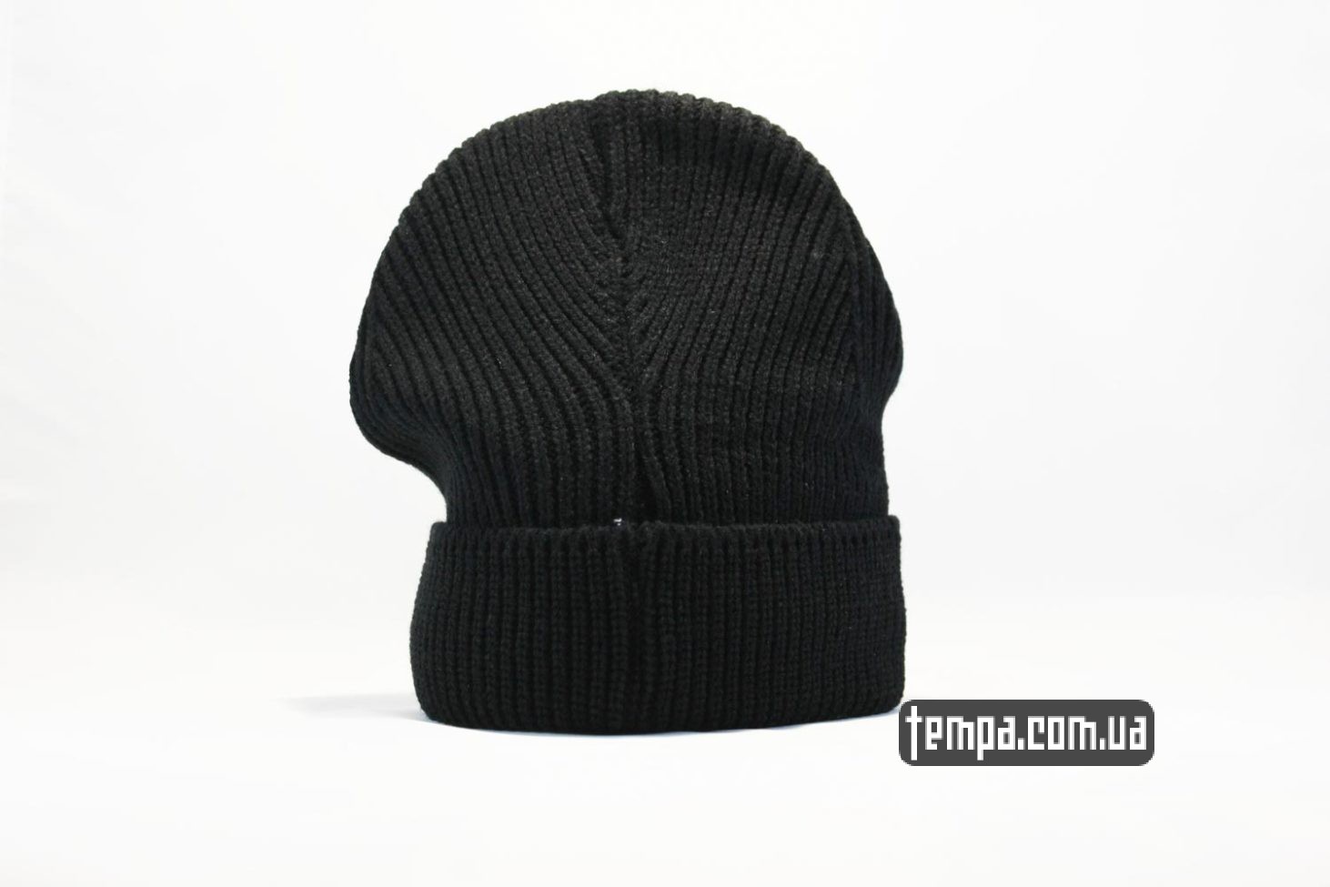 купить шерстянную шапку beanie THE NORTH FACE Black черная
