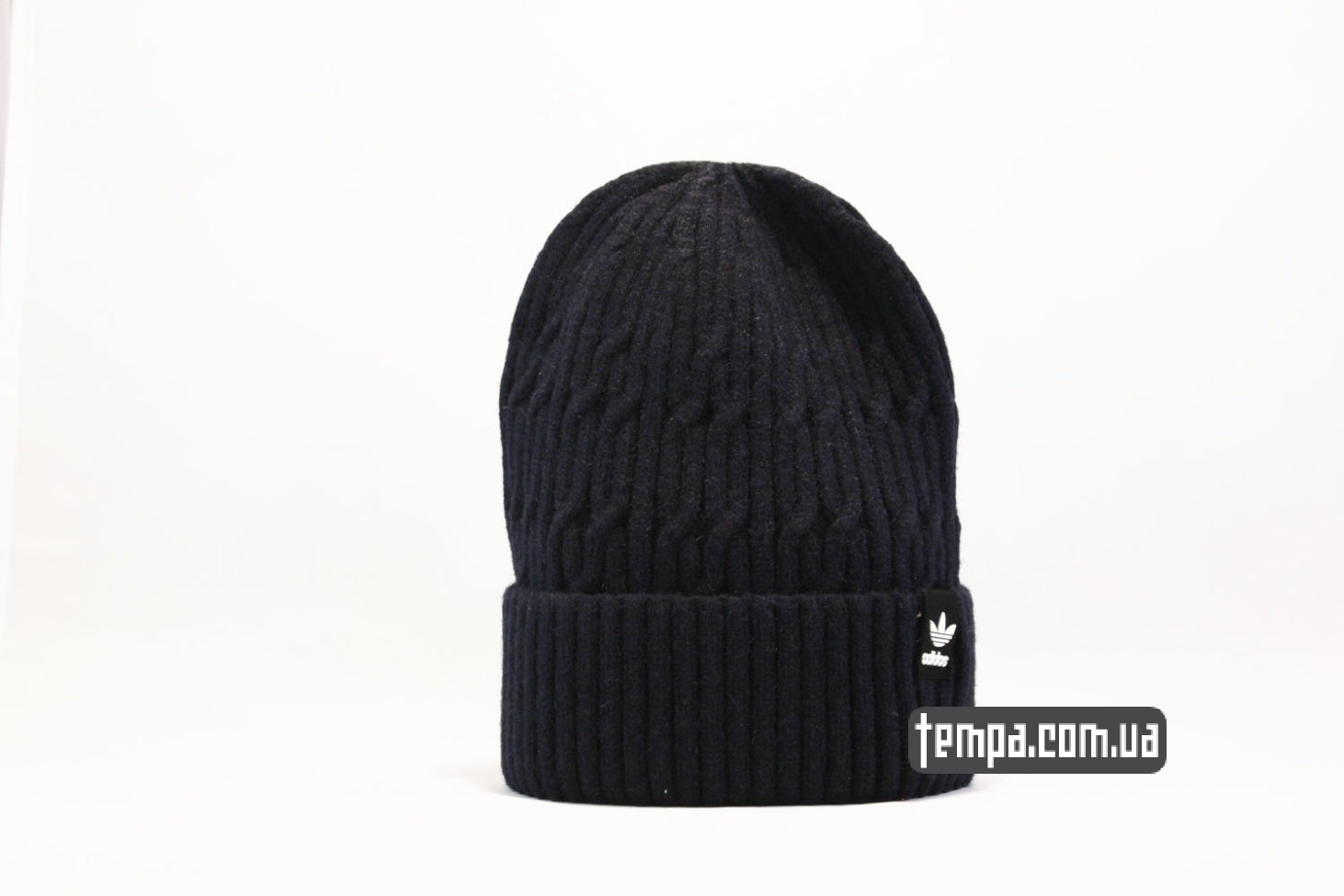 шапка beanie adidas originals синяя бини купить