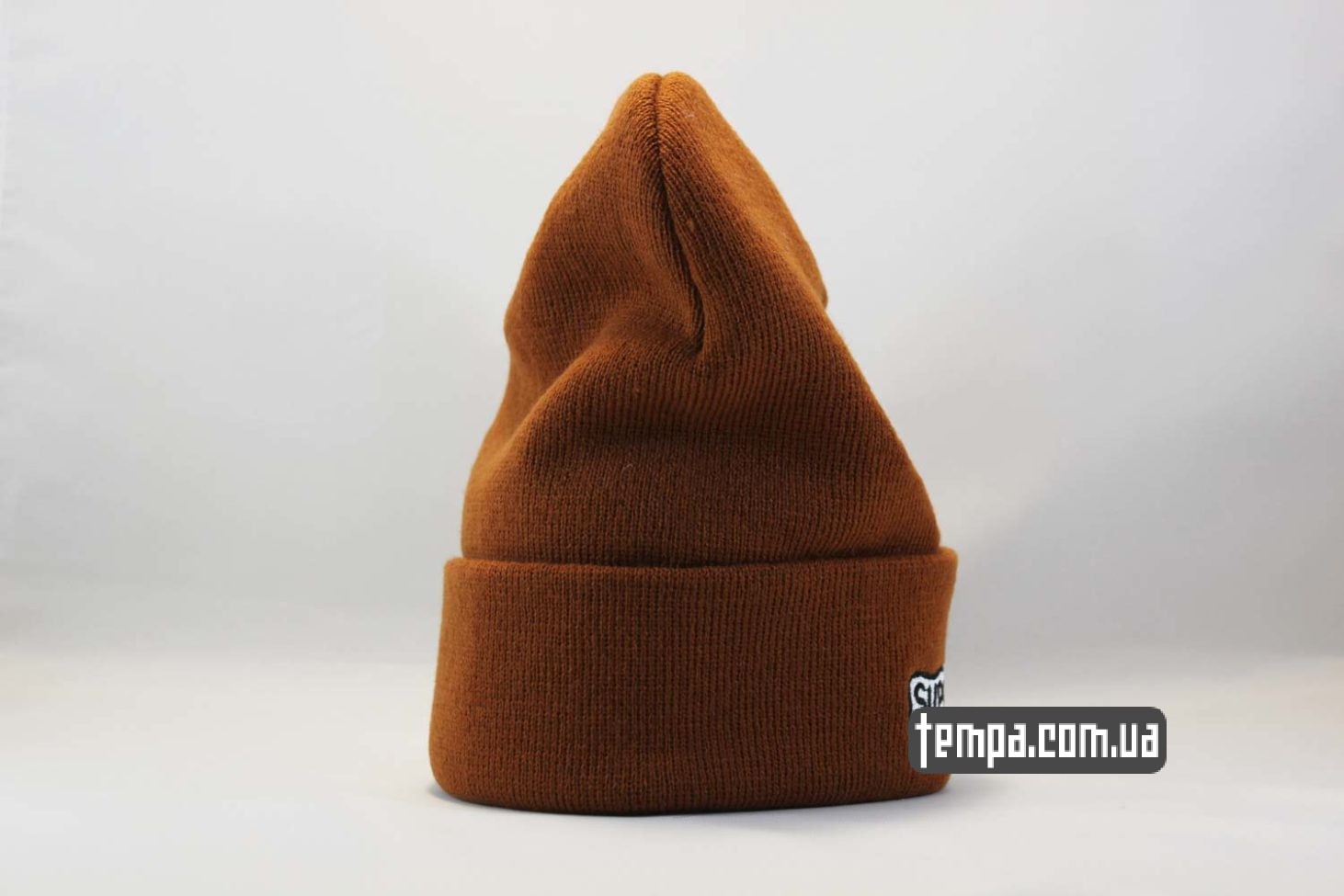 магазин Украина шапка beanie SUPREME supream coolio коричневая