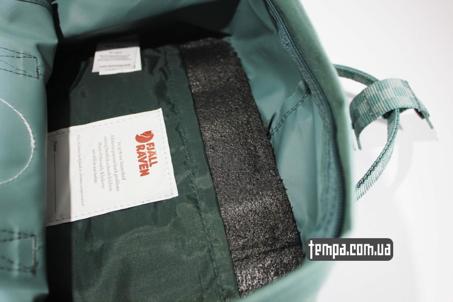 голубо-зеленый Купить Рюкзак Fjallraven Kanken 16 зеленый с ручками