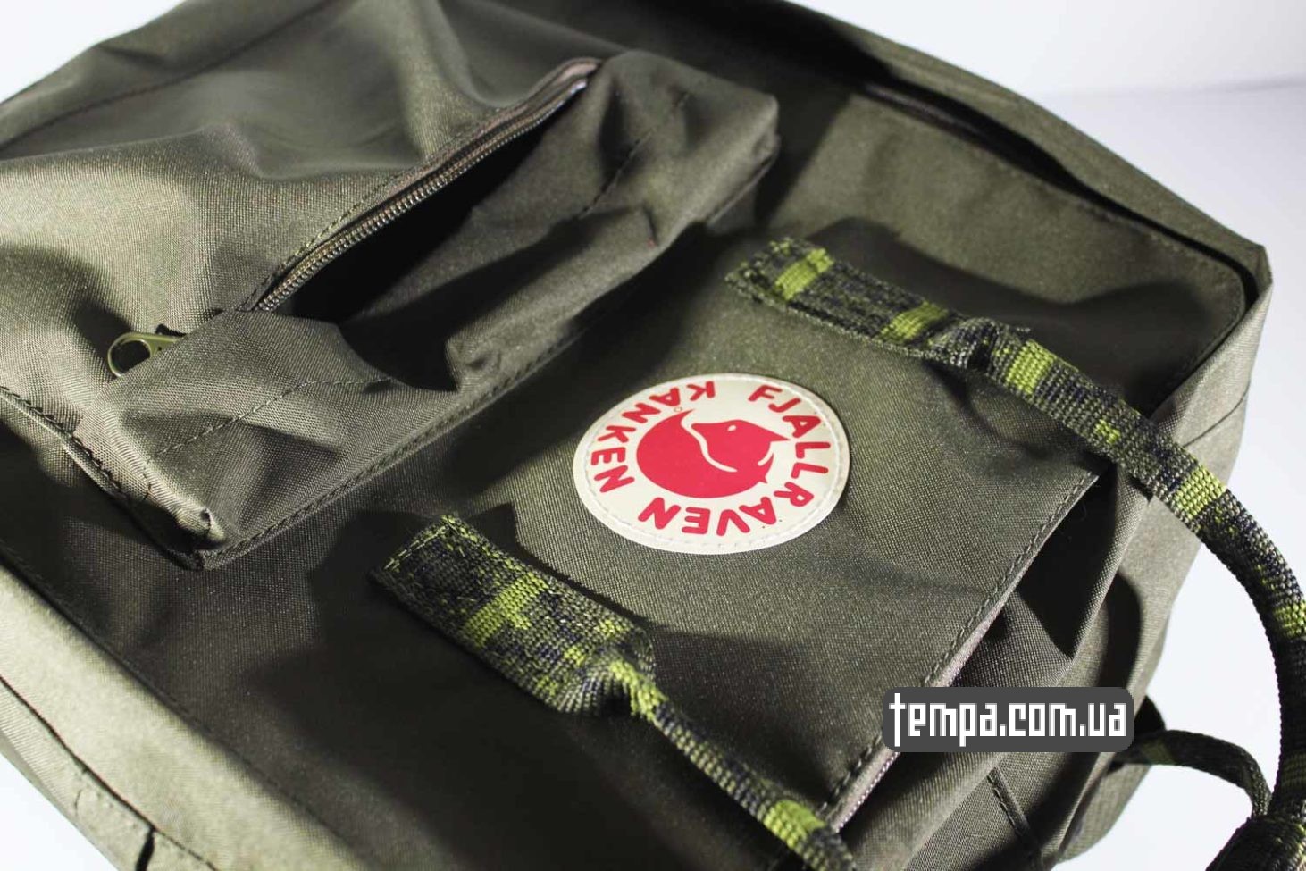 хаки канкен kanken fjällräven купить зеленый рюкзак украина