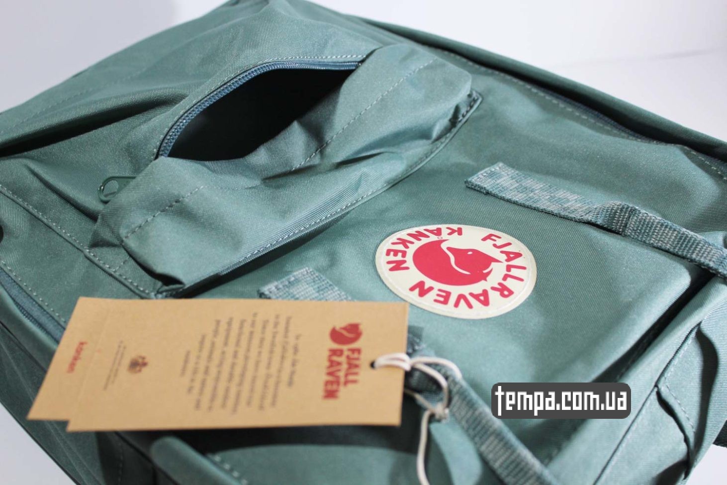 официальный сайт рюкзаков Купить Рюкзак Fjallraven Kanken 16 зеленый с ручками