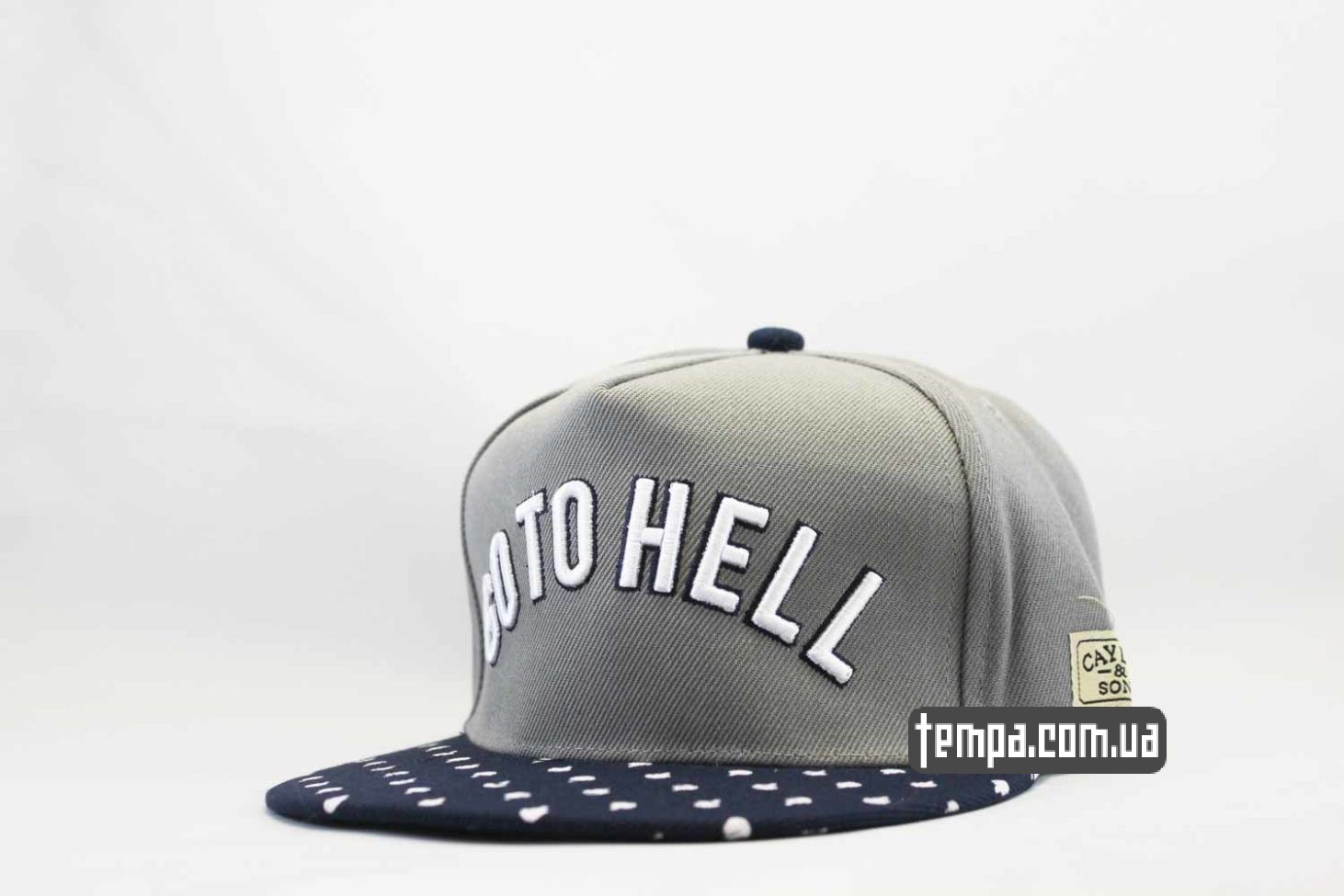 кепка snapback GO TO HELL cayler and sons бейсболка
