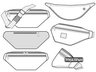 Fanny Pack сумка бананка пояс как носить