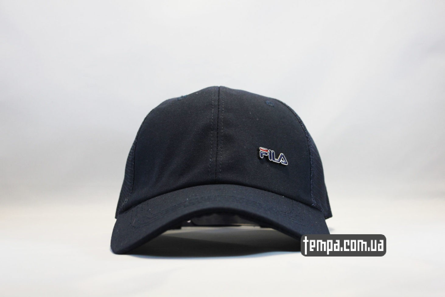 кепка бейсболка fila синяя trucker с сеточкой