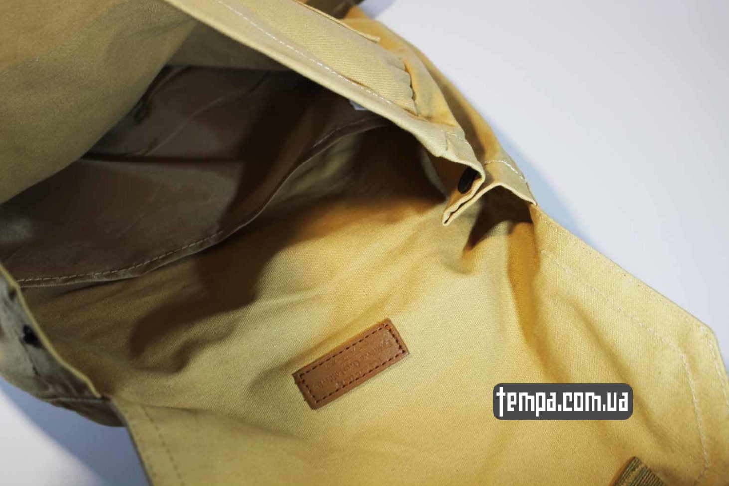 двойной с прокладкой ортепедический рюкзак сумка Fjallraven Foldsack No.1 Backpack бежевый