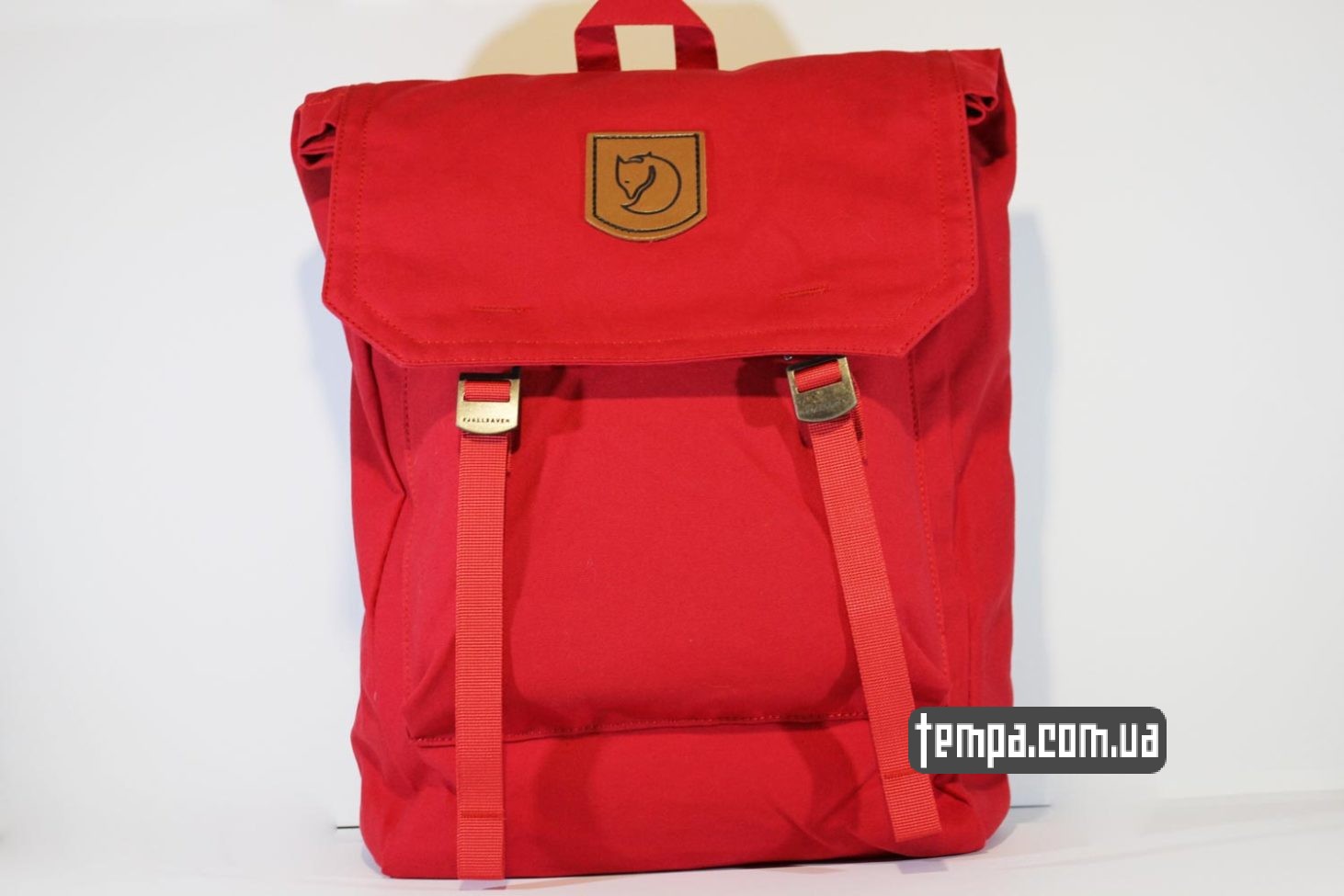 рюкзак сумка Fjällräven Foldsack No.1 Ox красная
