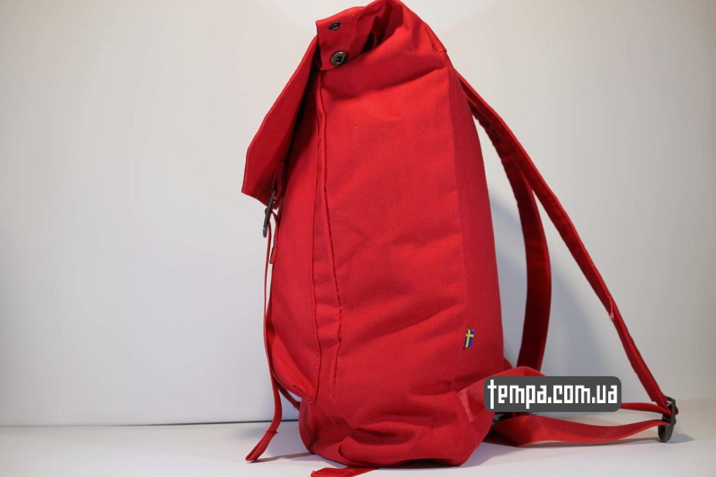шведские оригинал рюкзак сумка Fjällräven Foldsack No.1 Ox красная