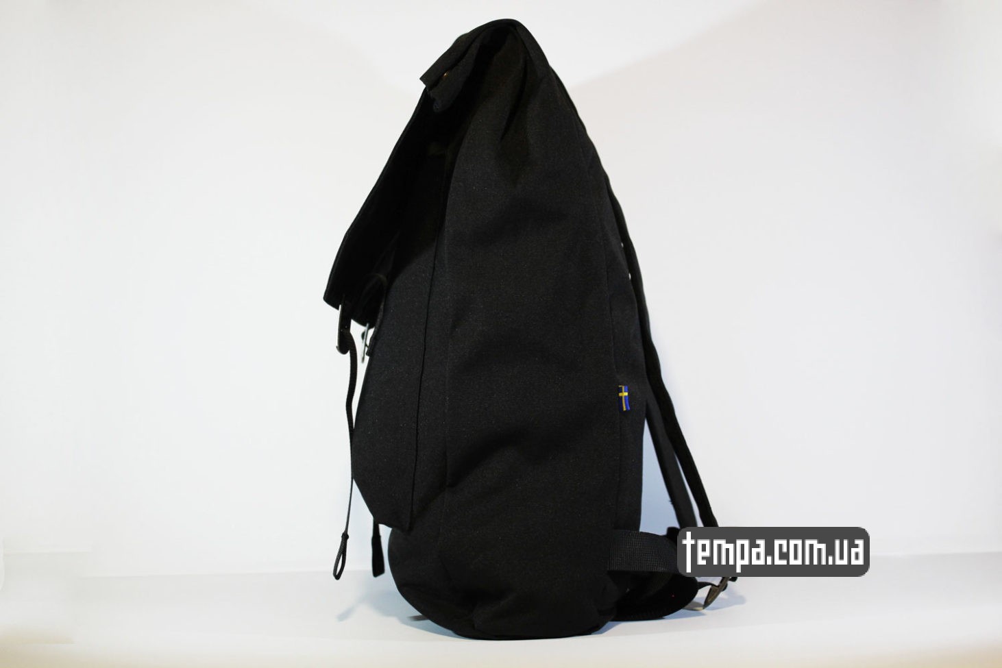 логотип лисы лисчки рюкзак сумка Fjallraven Foldsack No.1 Backpack черный
