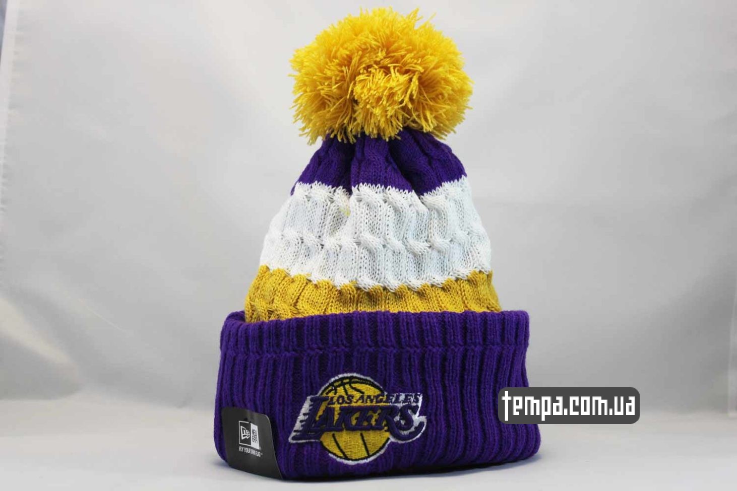 шапка beanie LAKERS Los Angeles NBA NewEra баскетбольная