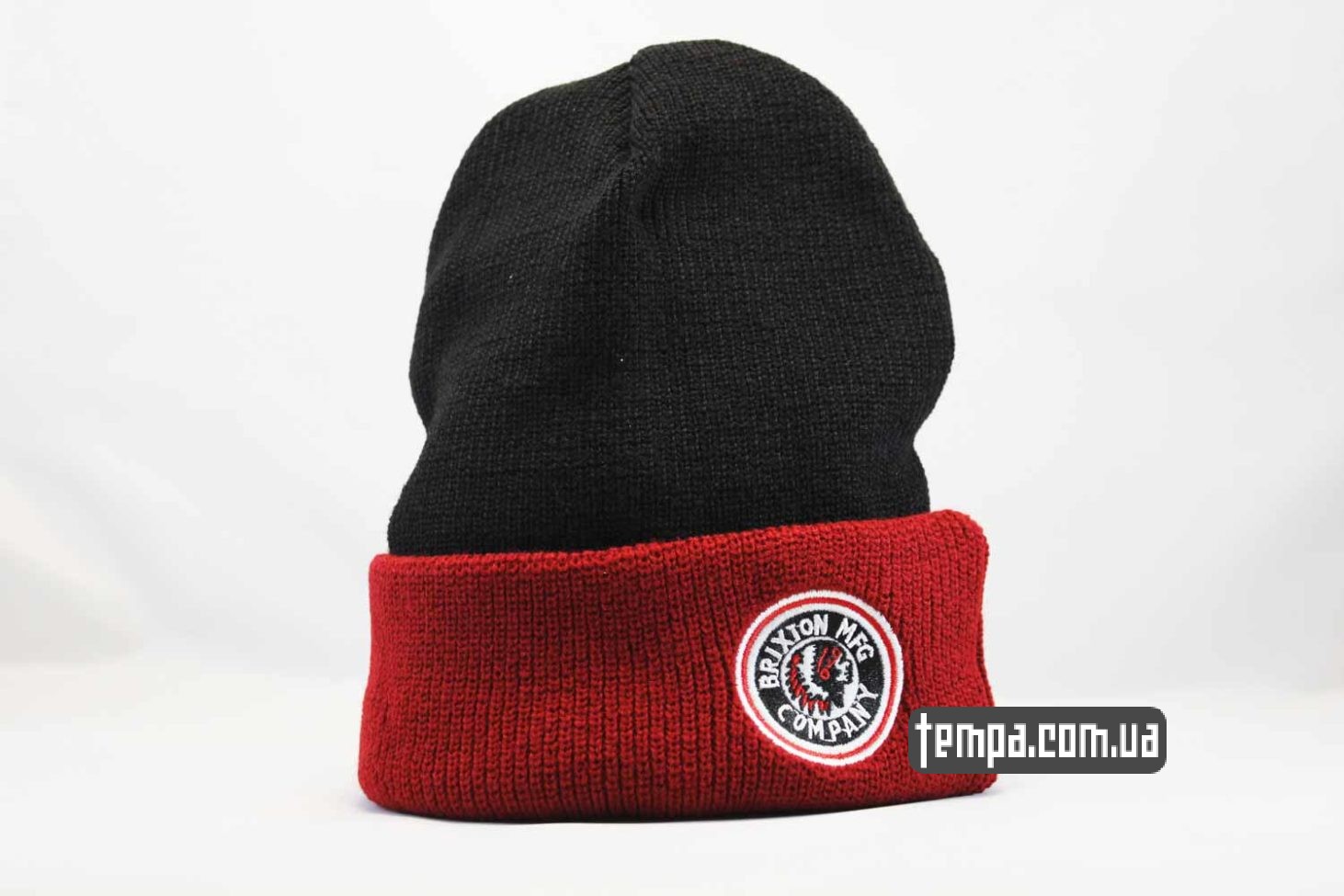 шапка beanie brixxton mfg company indian красная черная с индейцем шапка beanie brixxton mfg company indian красная черная с индейцем