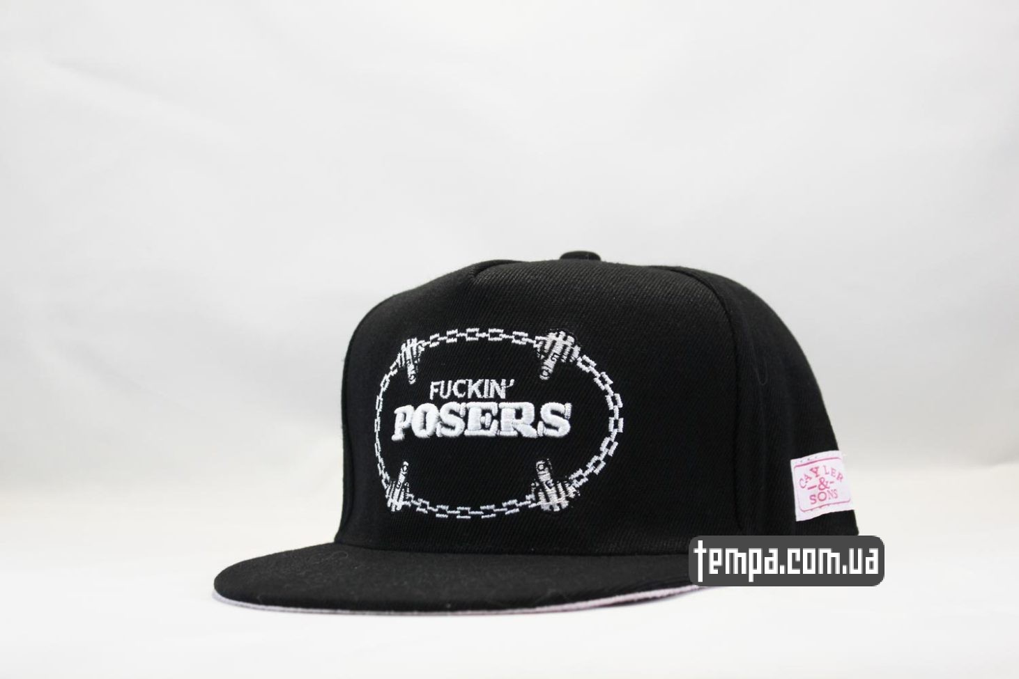 кепка snapback fucking posers cayler and sons средний палец