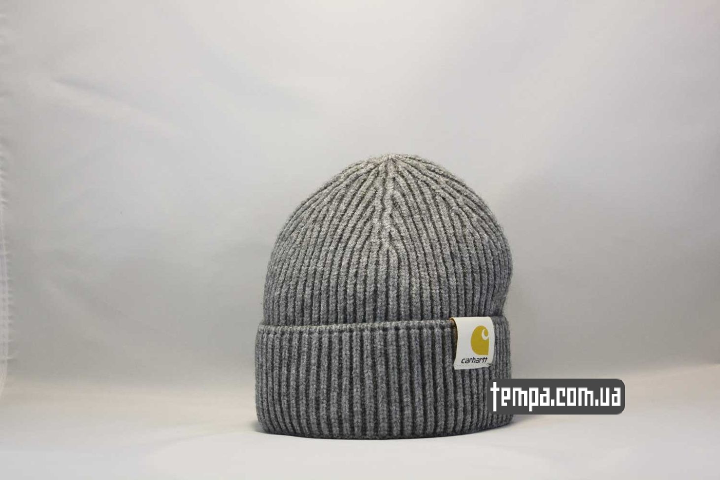 шапка beanie Carhartt grey серая купить магазин