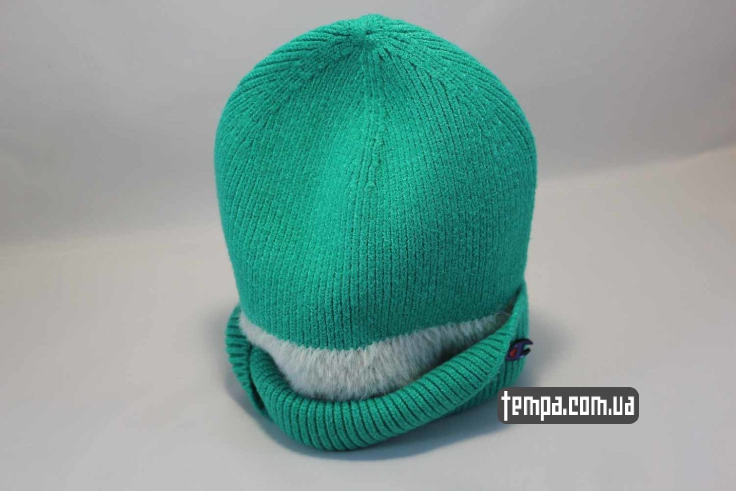 шерстяная шапка beanie Champion green зеленая купить Украина шерстяная шапка beanie Champion green зеленая купить Украина