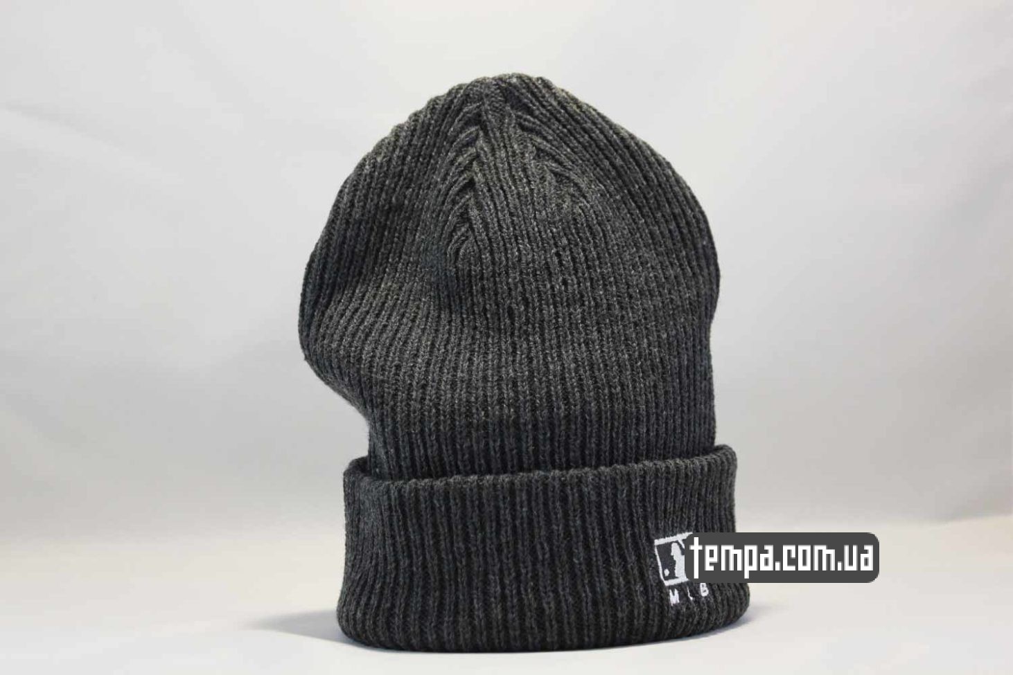 теплая зимняя шапка beanie LA Los Angeles New Era серая теплая зимняя шапка beanie LA Los Angeles New Era серая