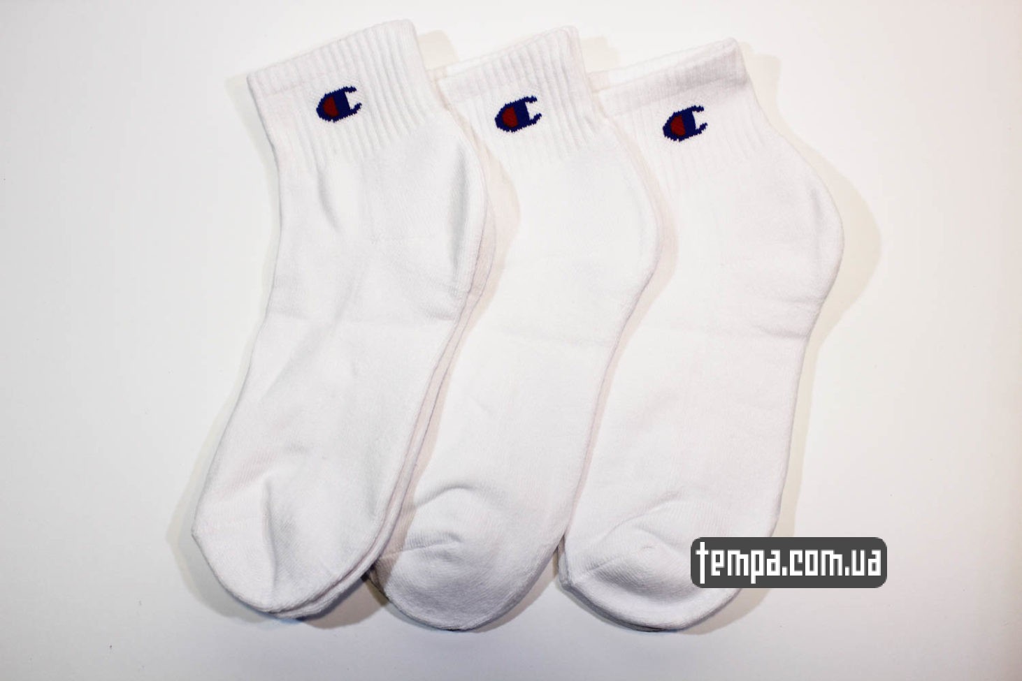 купить украина магазин носки champion средние белые tube socks white