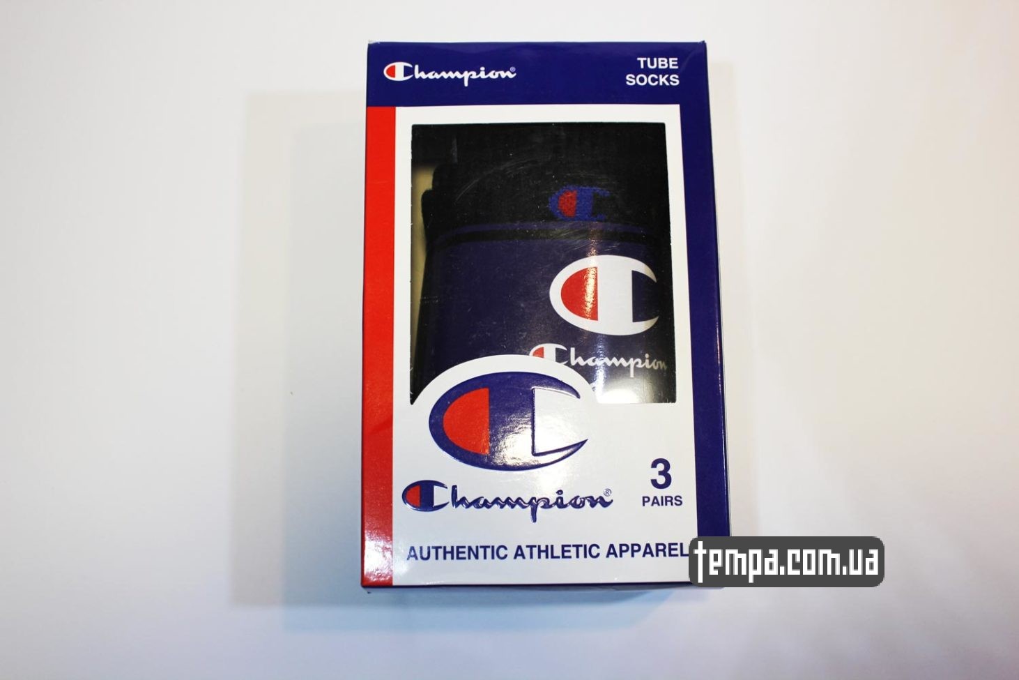 носки средние champion tube socks черные купить
