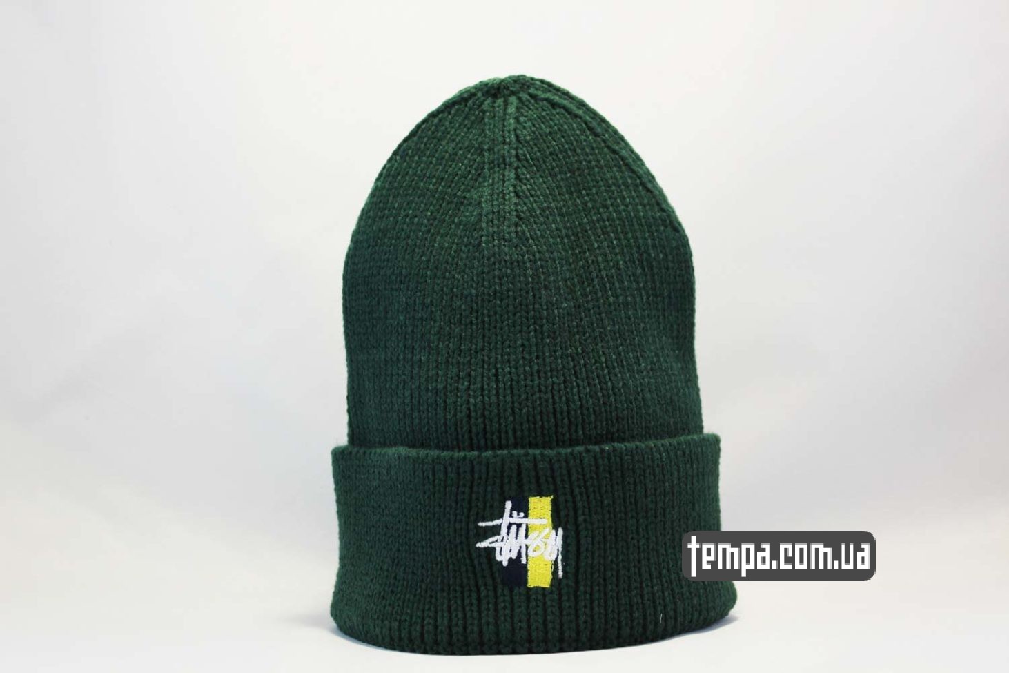 шапка beanie STUSSY Ukrainian Edition зеленая шапка beanie STUSSY Ukrainian Edition зеленая