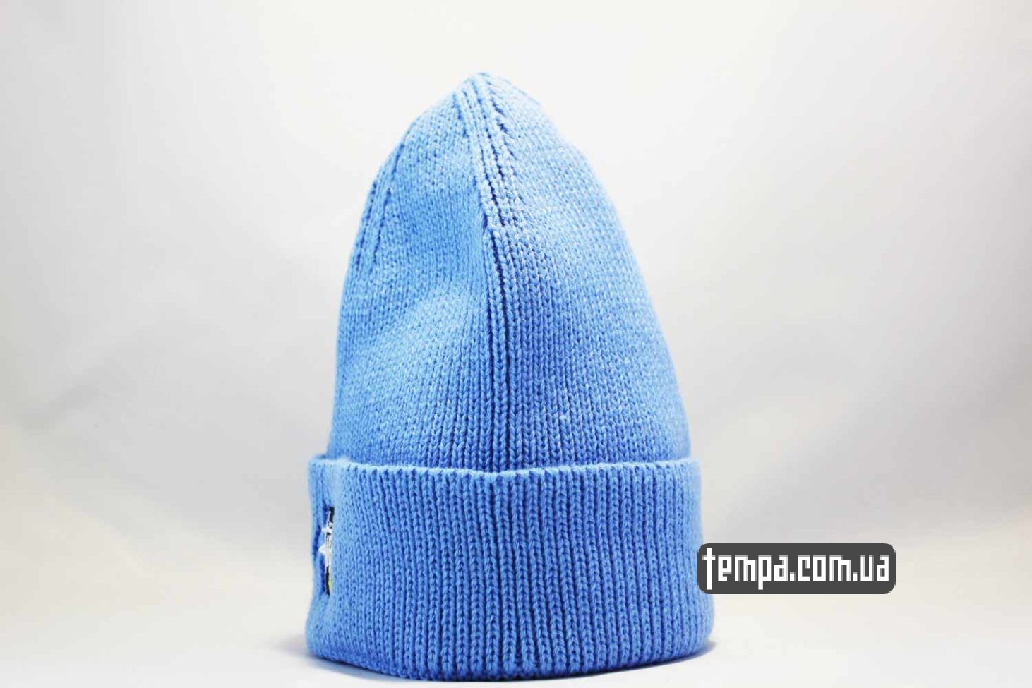 шерстяная шапка beanie STUSSY Ukraine edition синяя с украинским флагом шерстяная шапка beanie STUSSY Ukraine edition синяя с украинским флагом