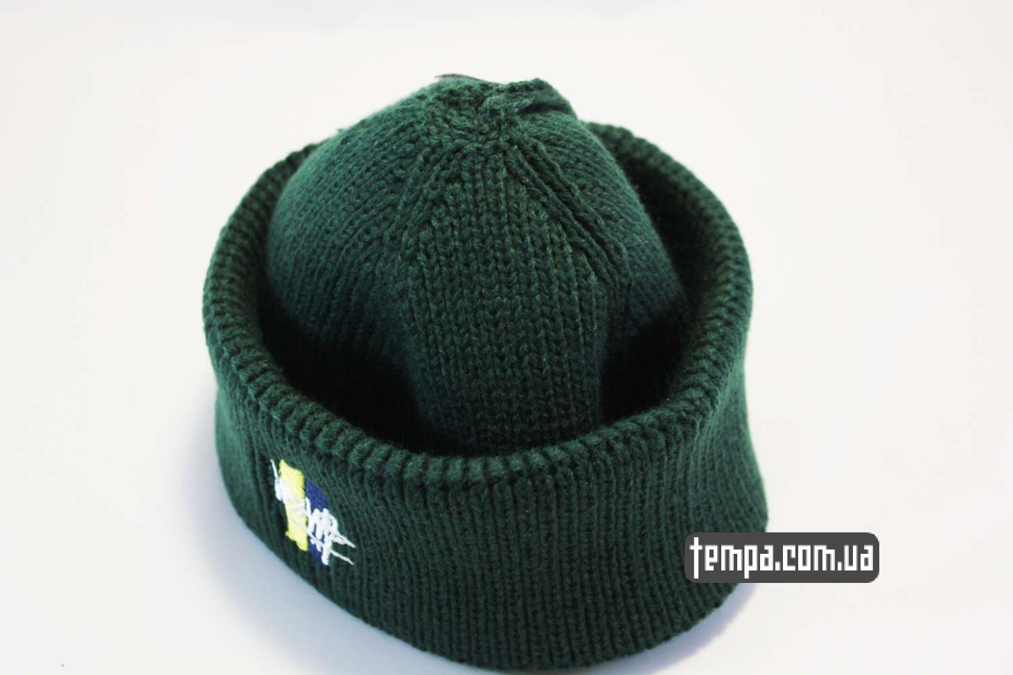 темно-зеленая шапка beanie STUSSY Ukrainian Edition зеленая темно-зеленая шапка beanie STUSSY Ukrainian Edition зеленая