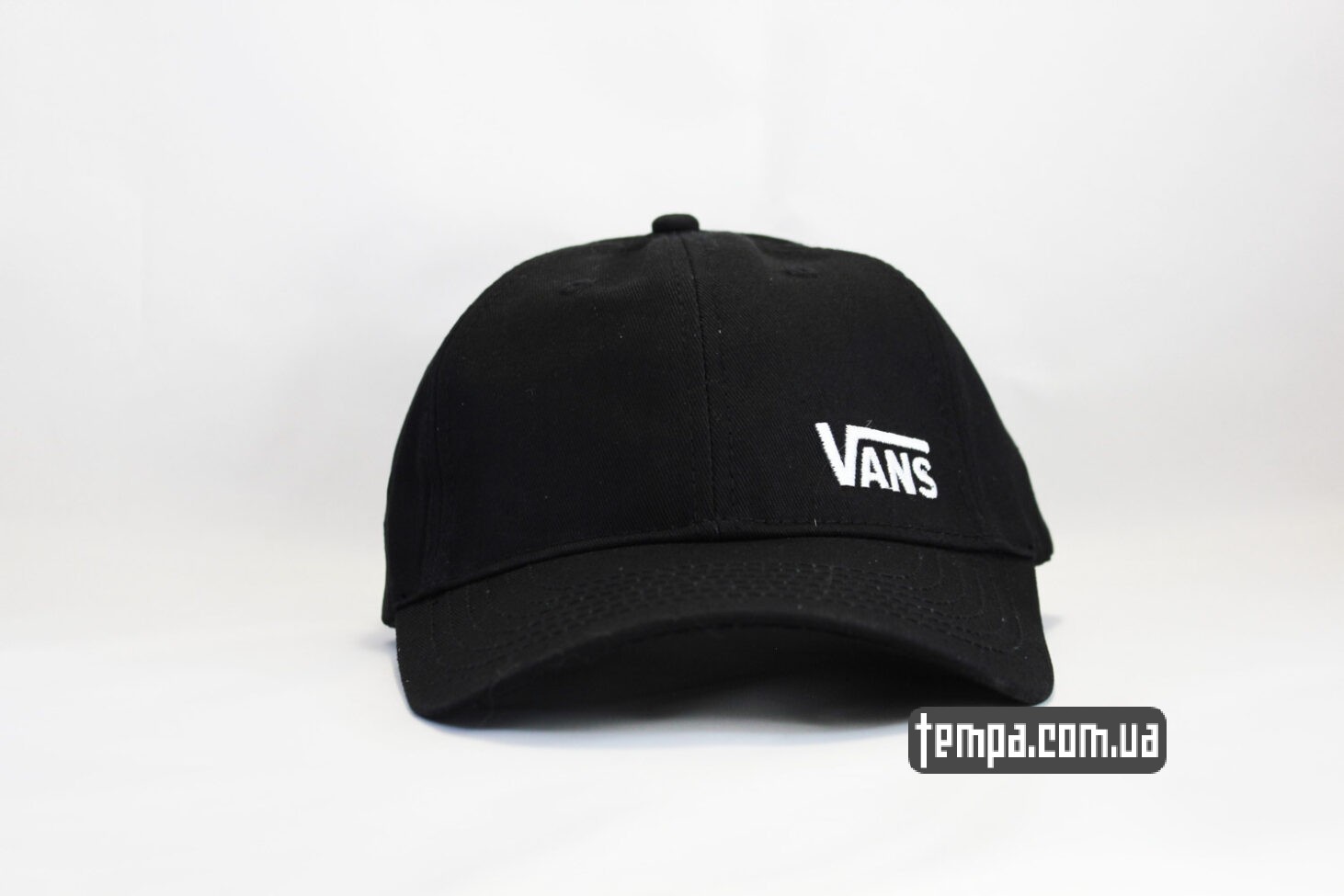 кепка VANS black логотип сбоку черная бейсболка кепка VANS black логотип сбоку черная бейсболка