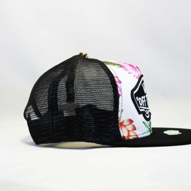 кепка snapback VANS OFF THE WALL с цветами сеточка