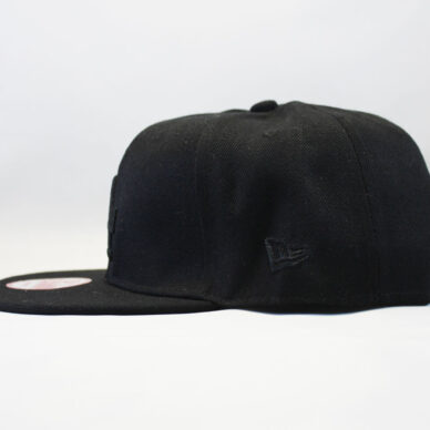 кепка snapback LA Los Angeles New Era 9fifty черная на черном