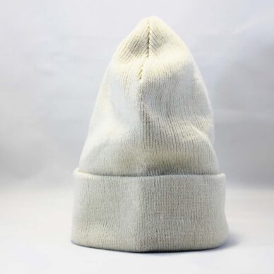 шапка beanie чисто белая однотонная без логотипов ASOS HM