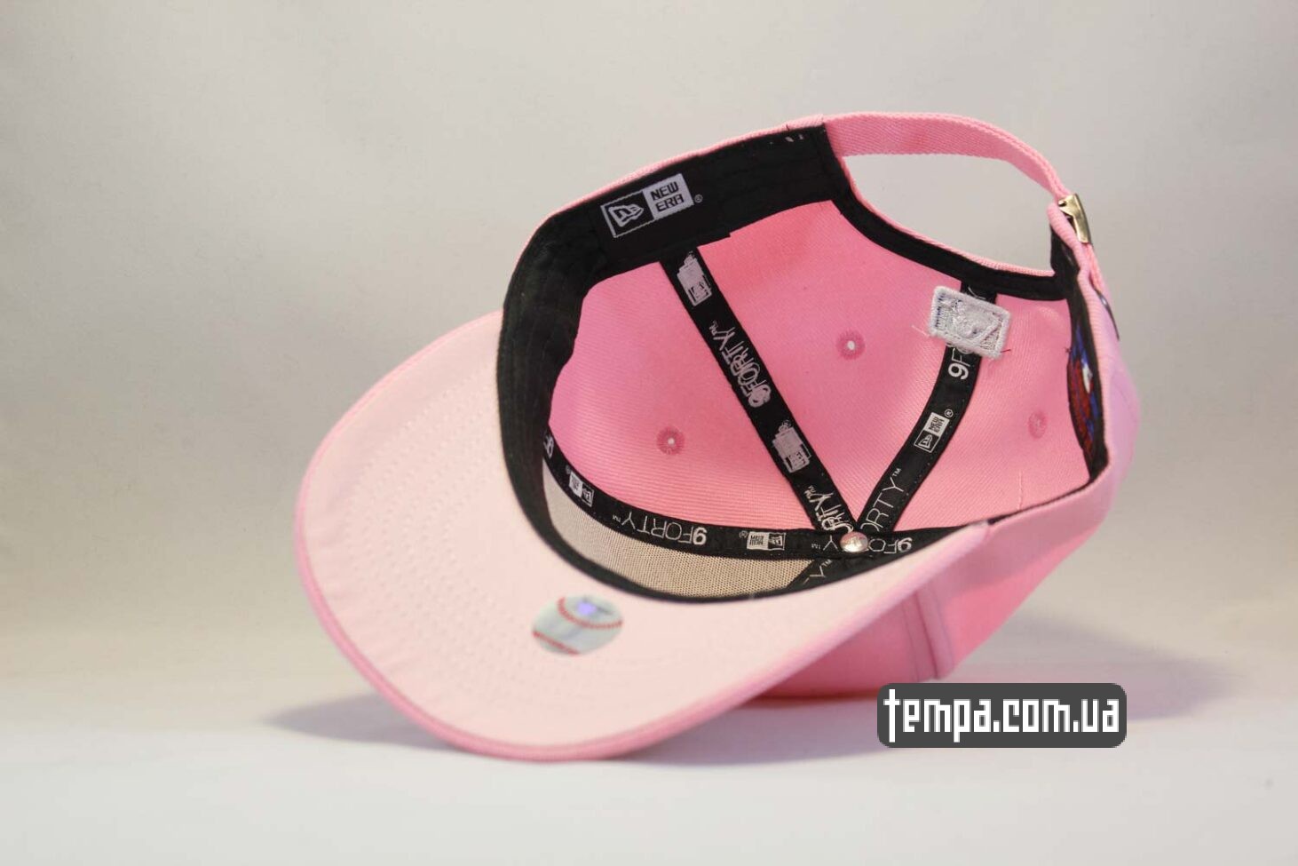 розовая круглый кепка бейсболка New Era Yankees Pink розовая бейсболка