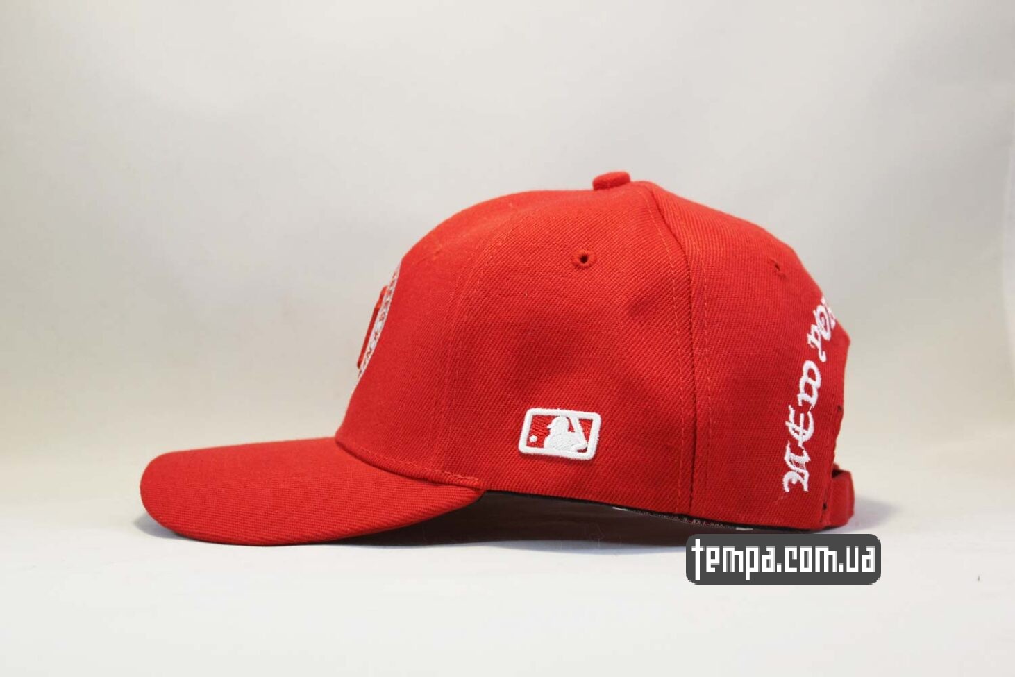 закругленный козырек кепка бейсболка New Era New Tork Yankees Red красная купить