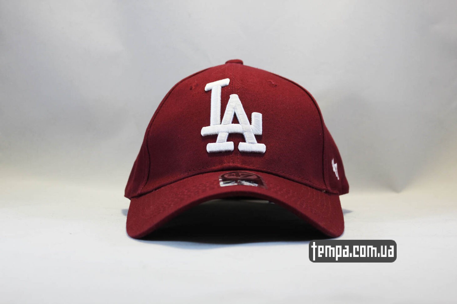 кепка бейсболка LA Los Angeles 47 New Era бордовая