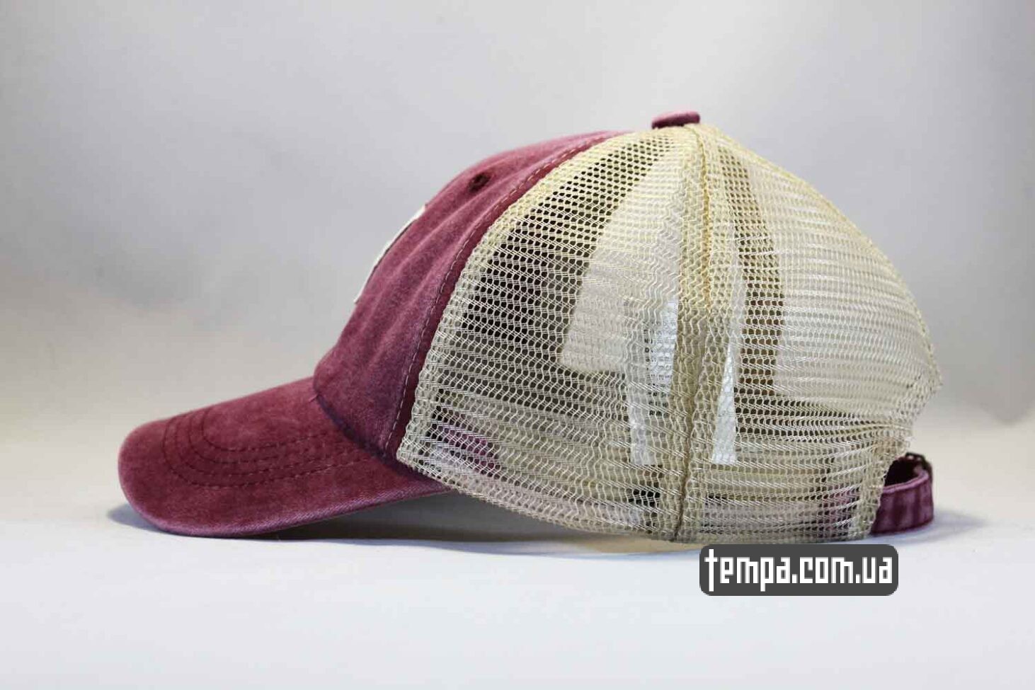 купить Украина бейсболка с сеточкой Carhartt красная джинсовая купить