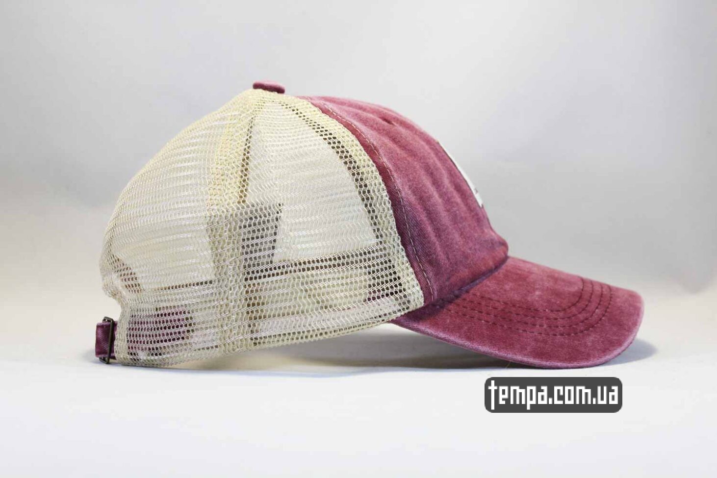винтажная бейсболка с сеточкой Carhartt красная джинсовая купить