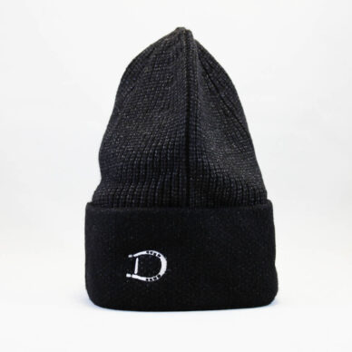 шапка Dickies бини beanie черная вязаная теплая зимняя