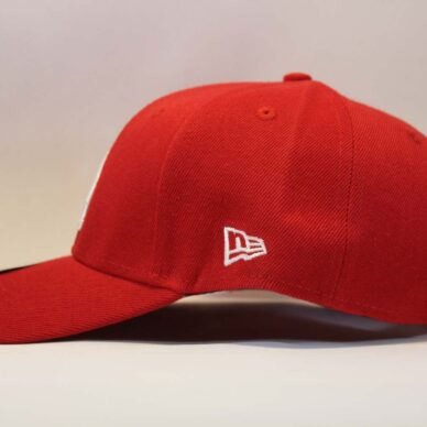 кепка бейсболка LA LOS ANGELES NEW ERA RED красная купить