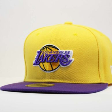кепка Snapback Lakers Los Angeles New Era Желтая