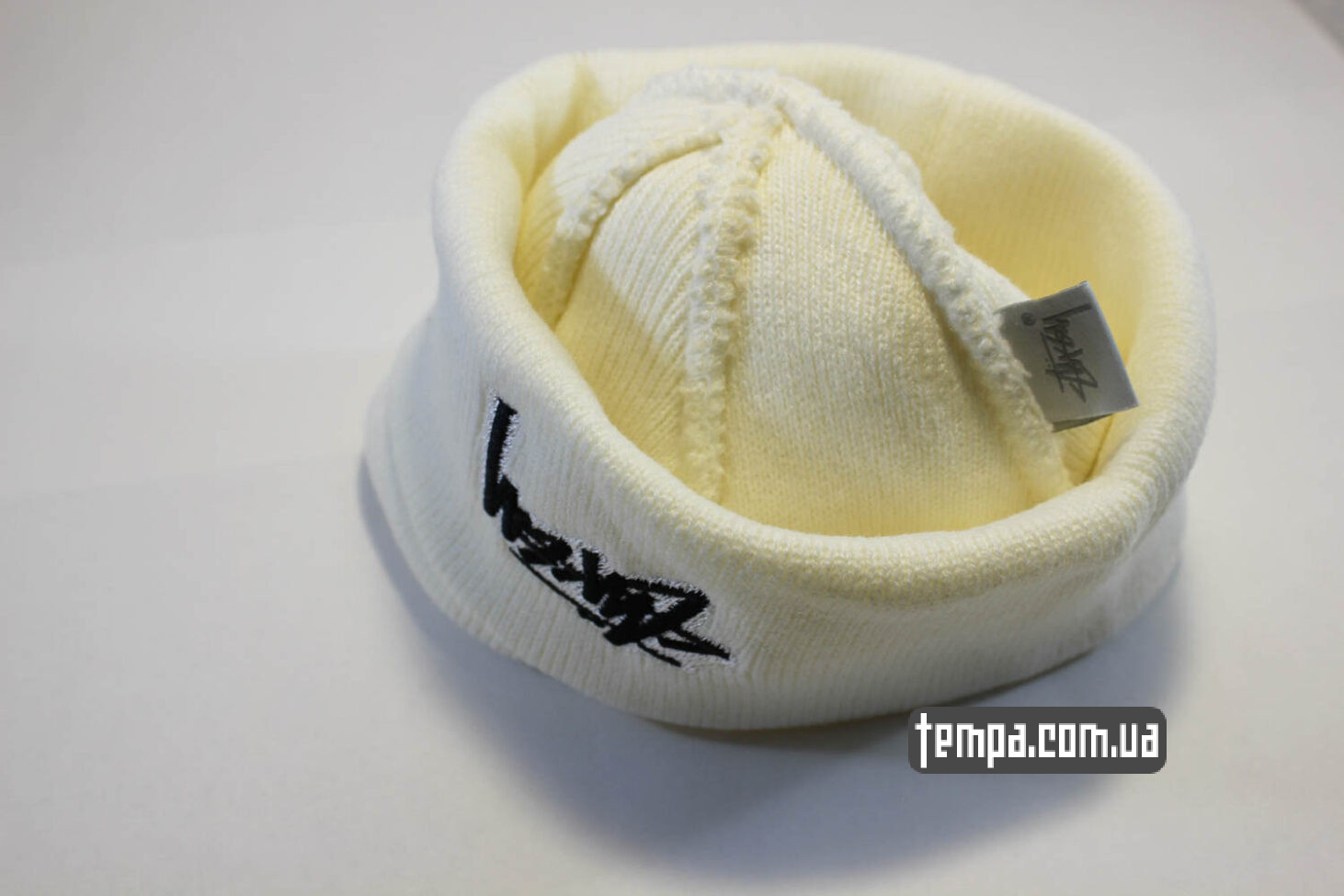 шапка beanie STUSSY USA белая купить Украина оригинал