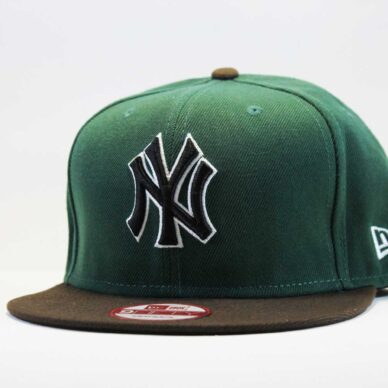 бейсбольная прямая кепка бейсболка snapback ny yankees new era зеленая коричневая