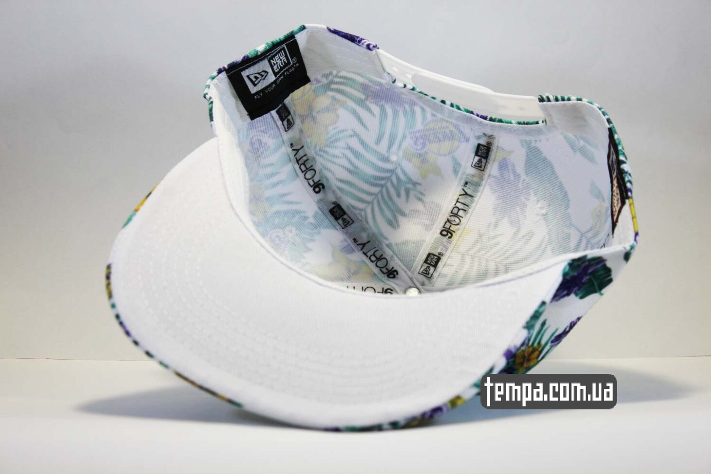 кепка snapback lakers белая new era с пальмами