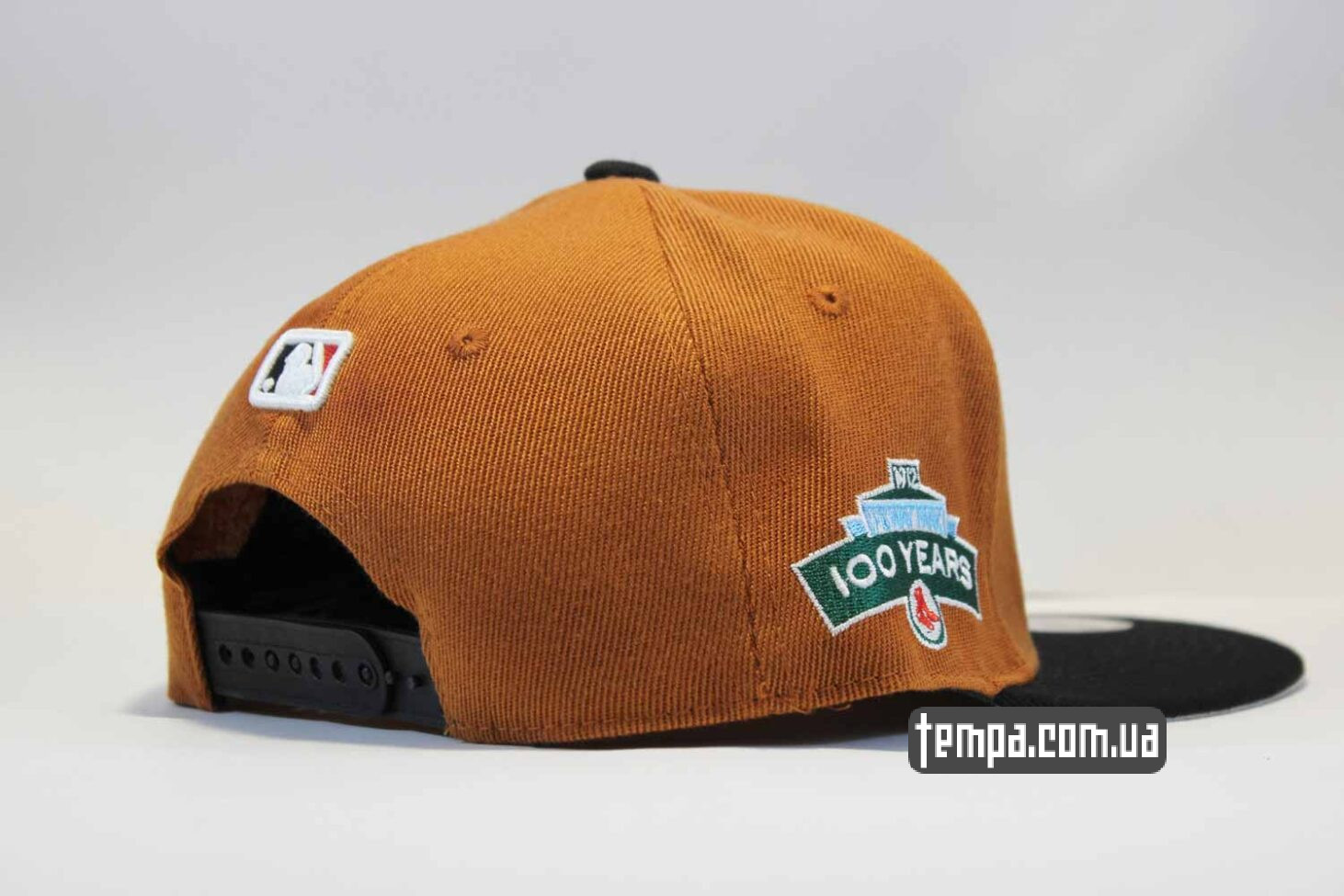 бостон бейсболка кепка snapback Boston Redsox коричнева new era