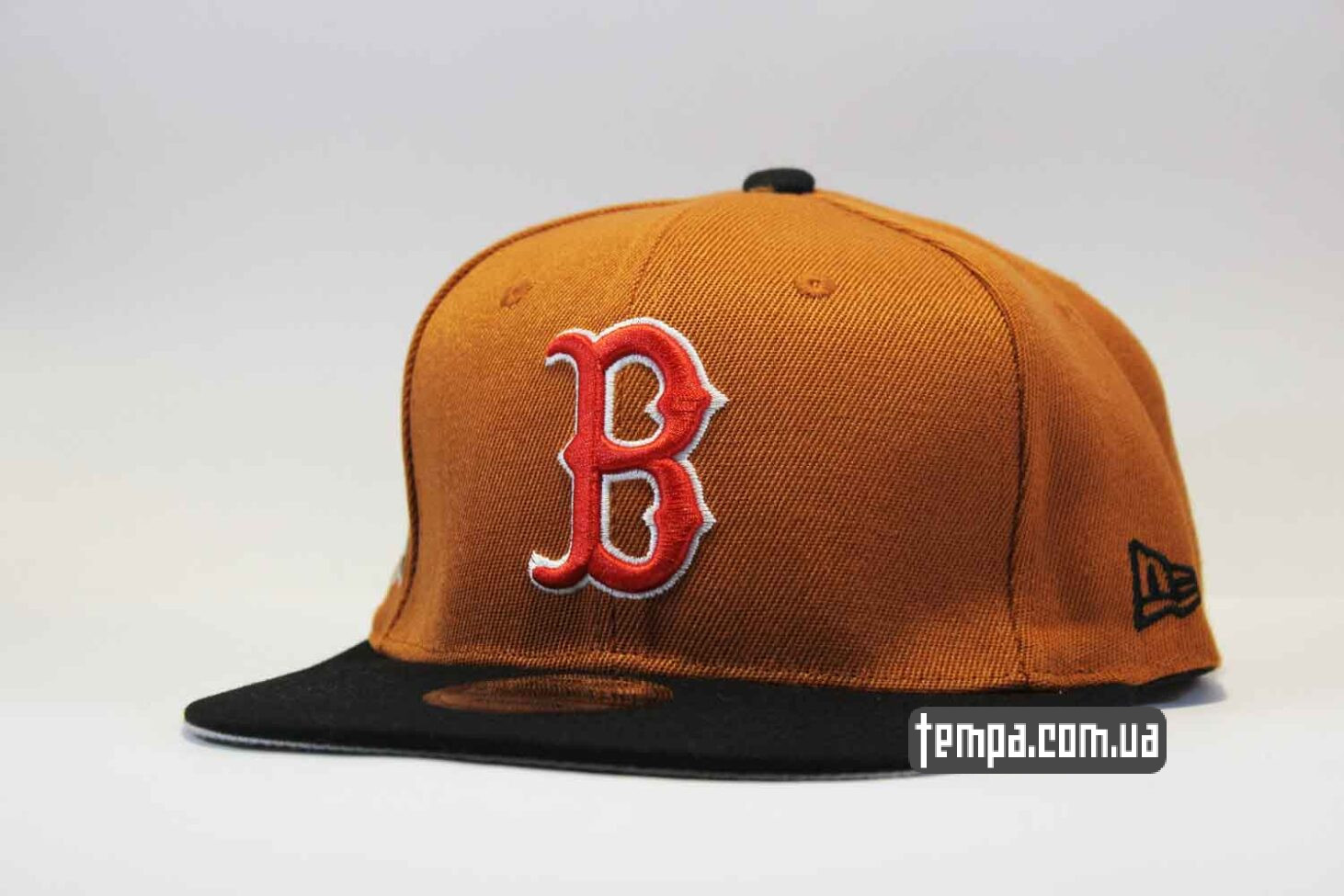 кепка snapback Boston Redsox коричнева new era