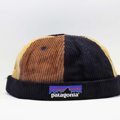вельветовая шапка docker докер patagonia корчневая купить