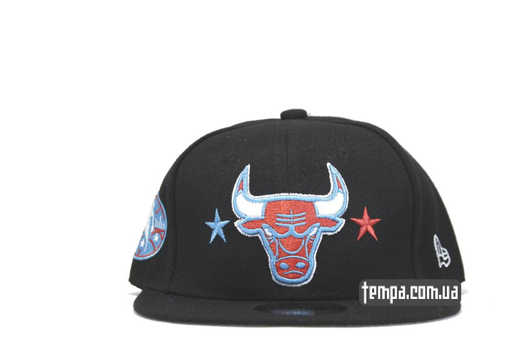кепка бейсболка chicago bulls черная со звездами new era кепка бейсболка chicago bulls черная со звездами new era